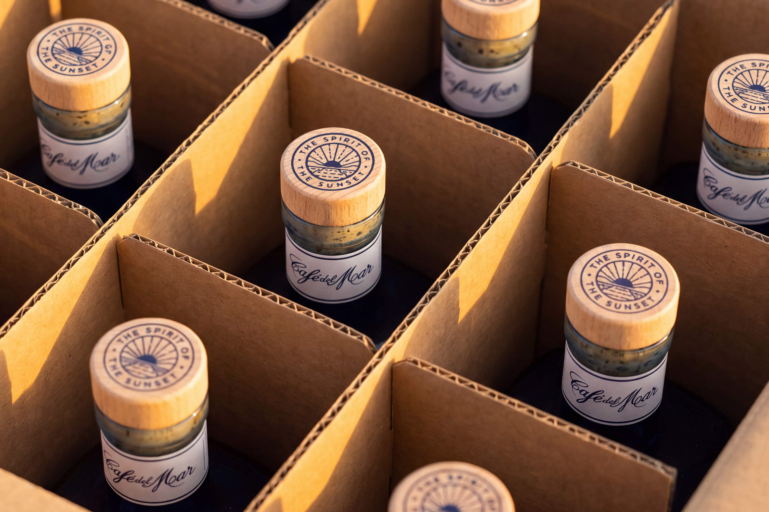 Café del Mar Spirits bottles